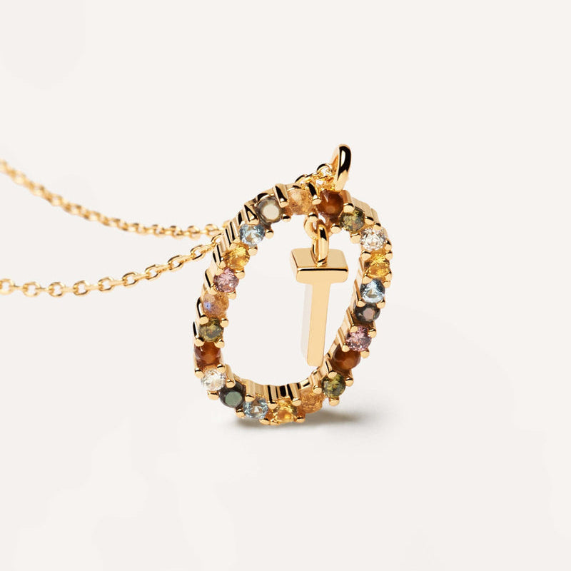 Initial Spark Necklace