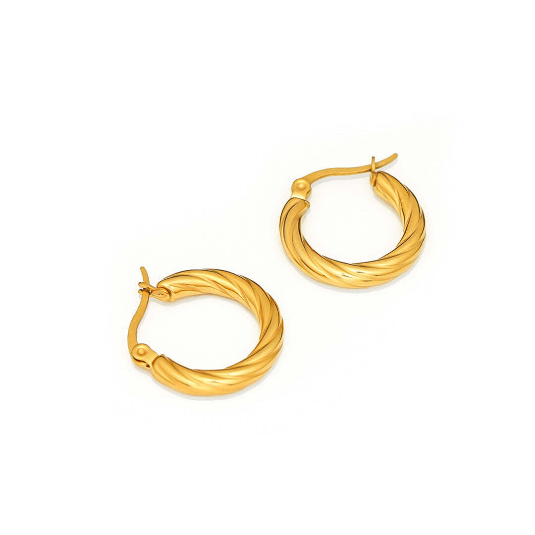 Cleo Twist Hoops Earrings For Women