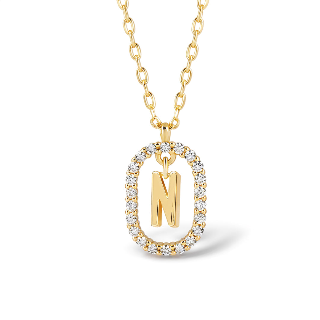 Lena Initial Necklace From Son With Special Gift Box