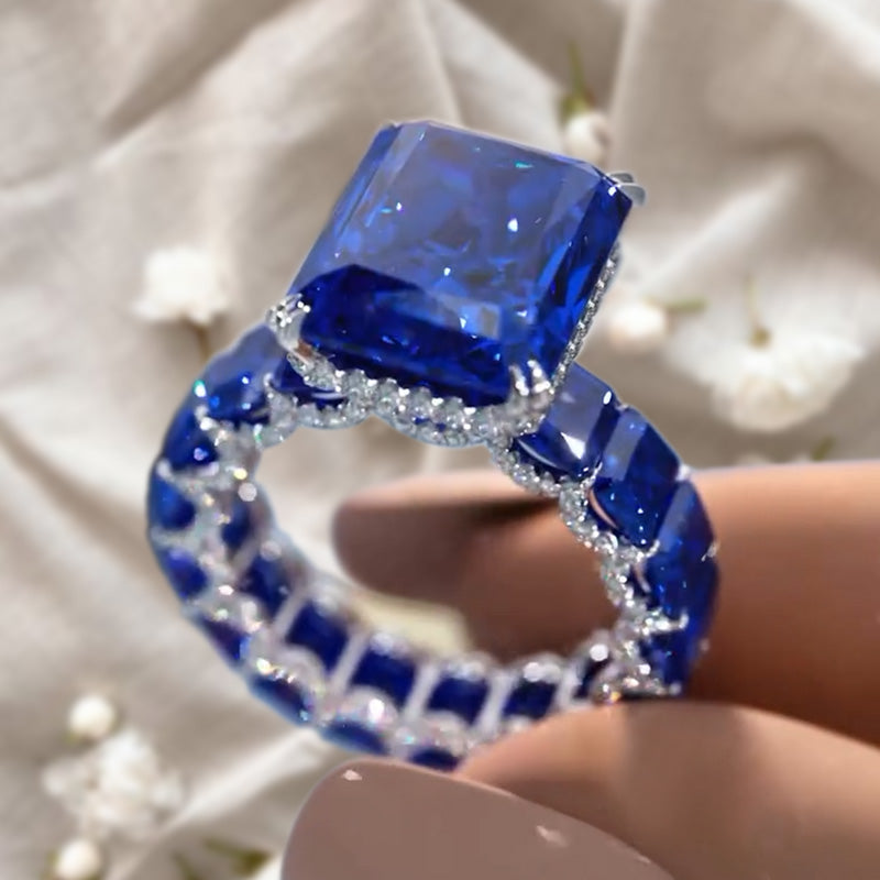 Midnight Majesty Sapphire Ring