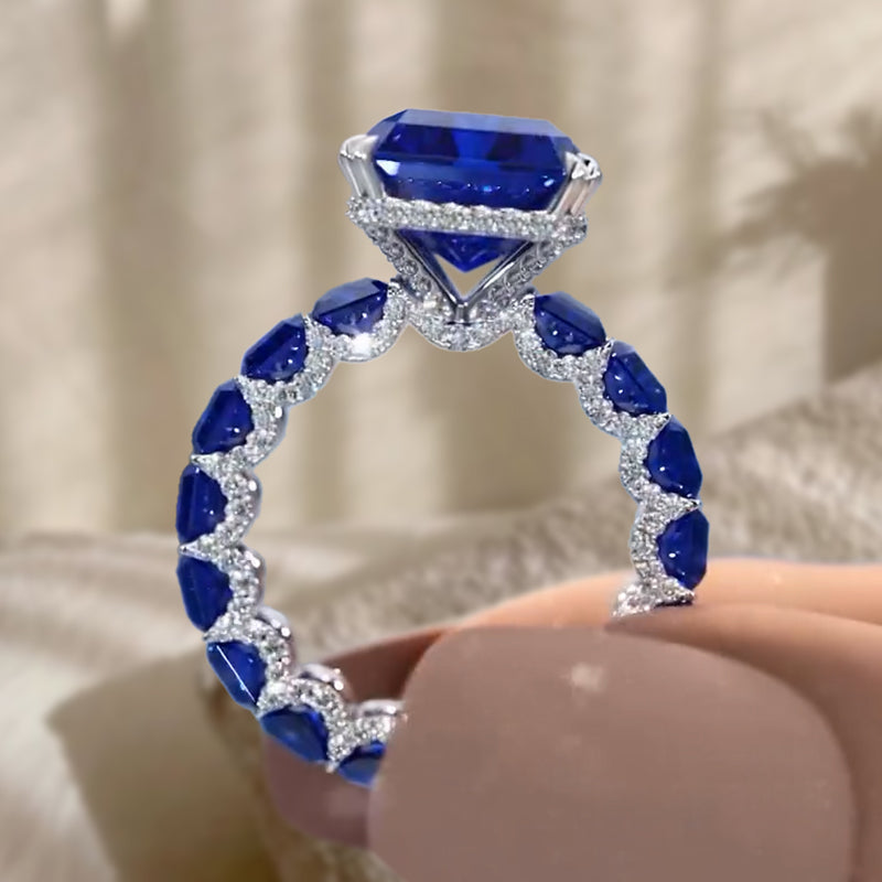 Midnight Majesty Sapphire Ring