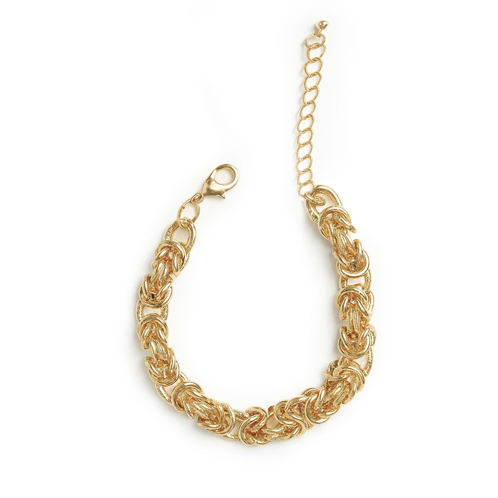 Adjustable gold chain bracelet for women