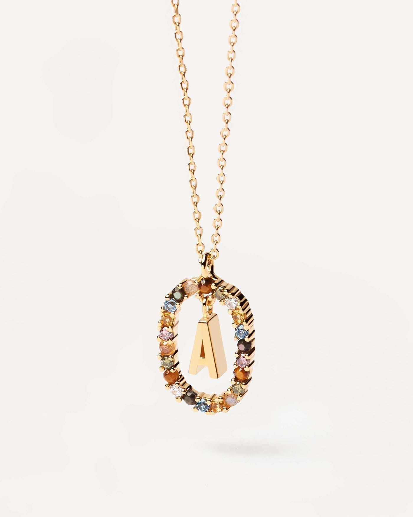 Letter A necklace