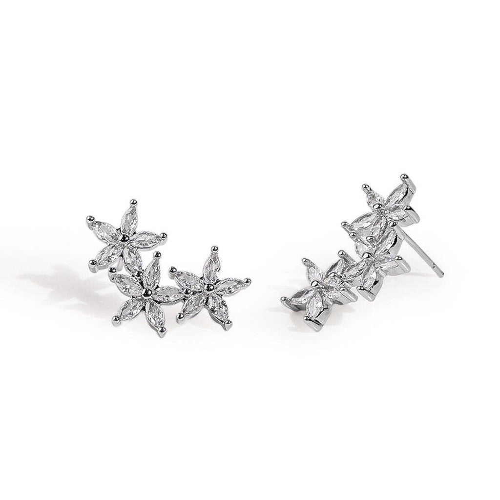 Camila Elegant Bloom Stud Earrings