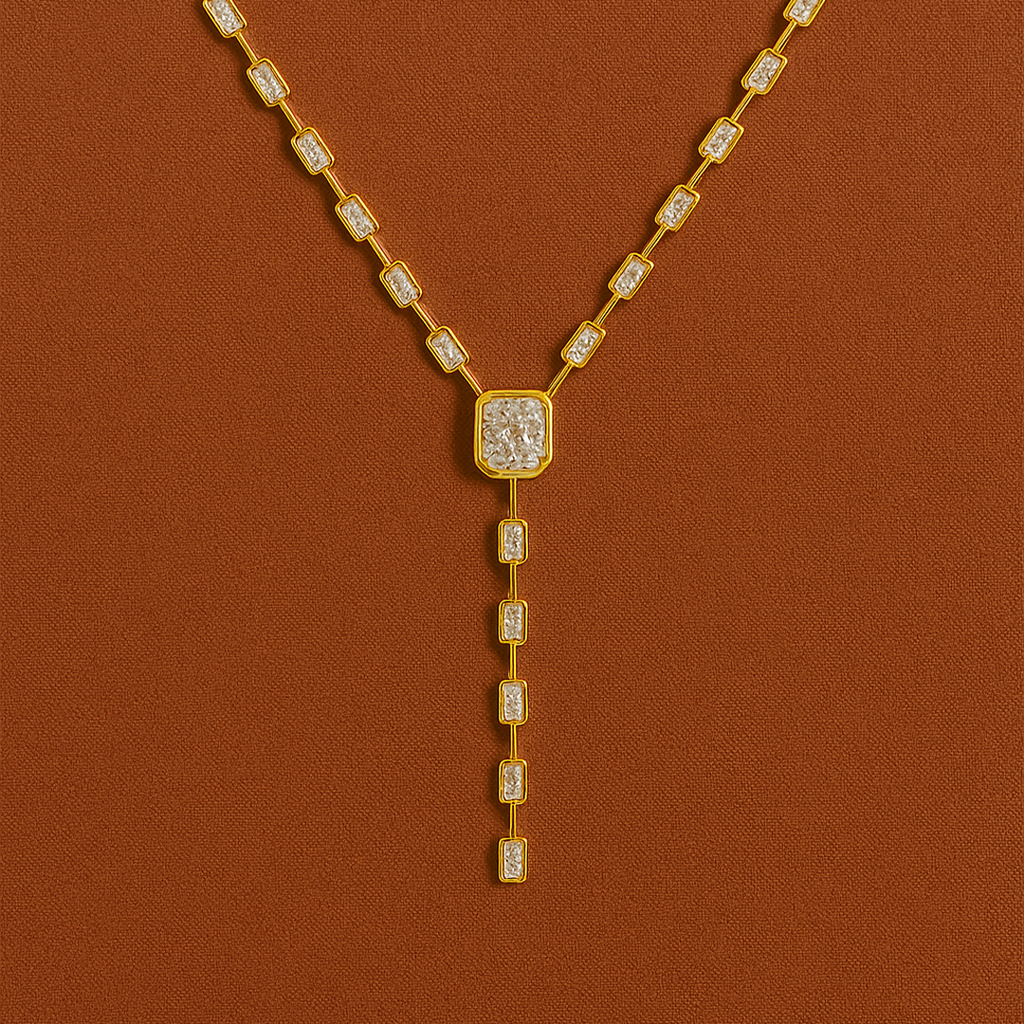 Emerald Cut Necklace for Women