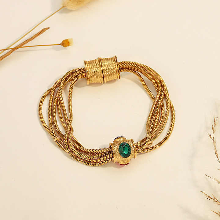 Serena Gold Multi-Layer Bracelet for Women