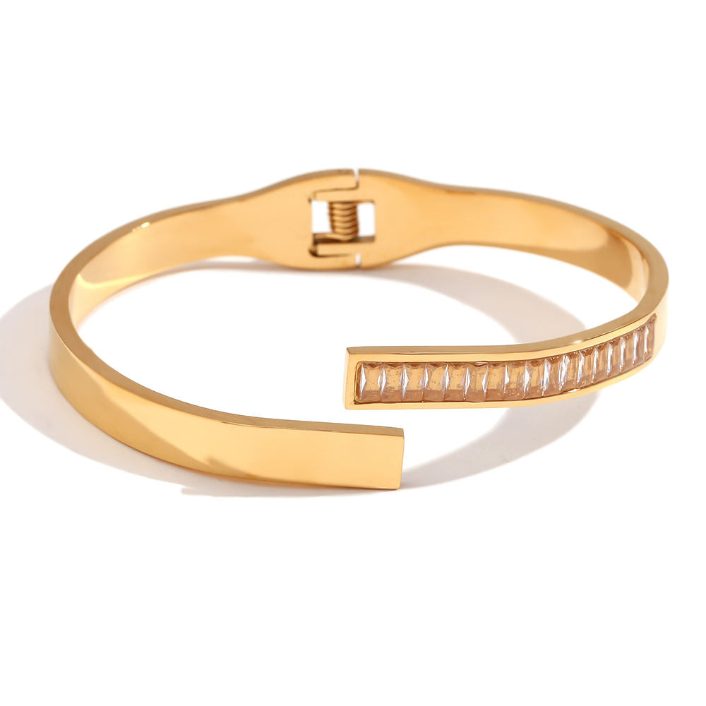 Leena Gold Plated  Bangle