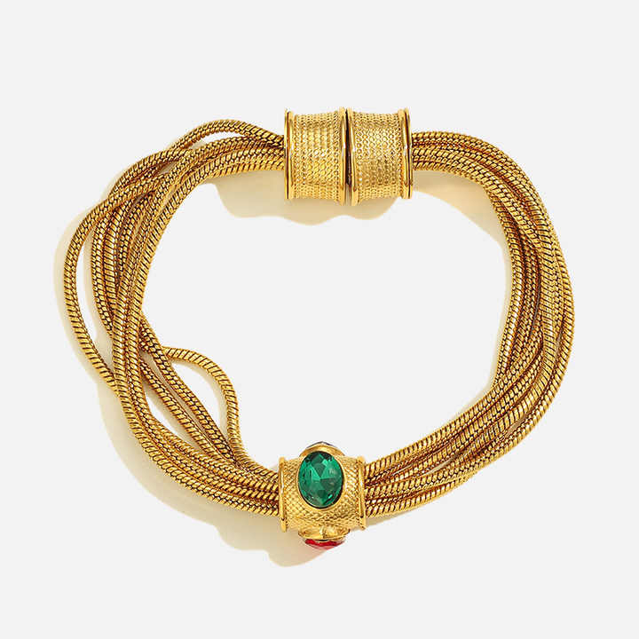 Serena Gold Multi-Layer Bracelet for Women