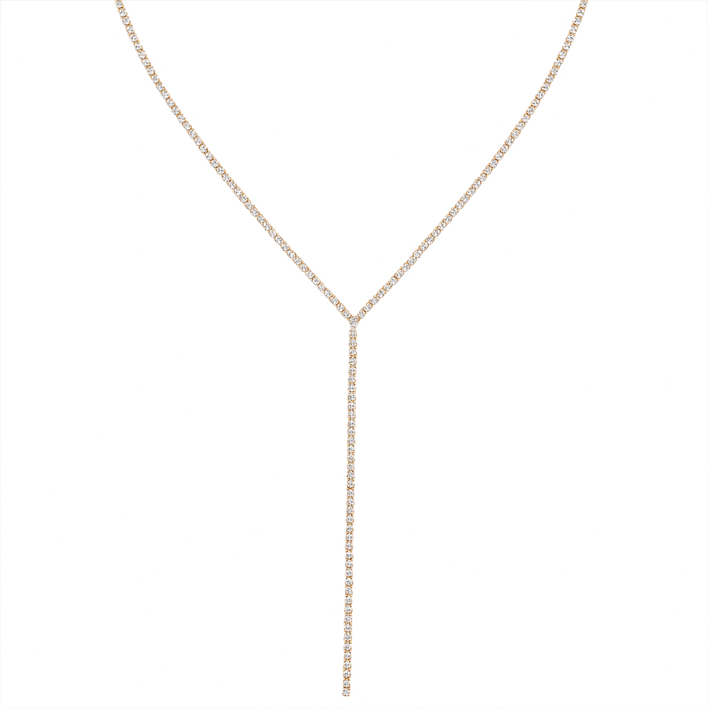 Ina Stone  Lariat Necklace