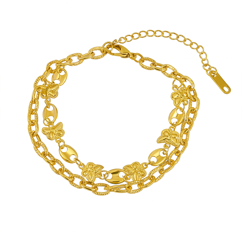 Kiara  Butterfly Charm Bracelet