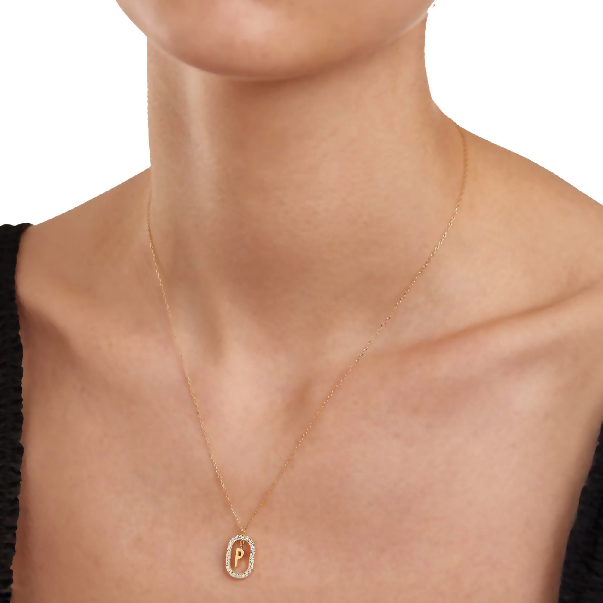 Letter P necklace