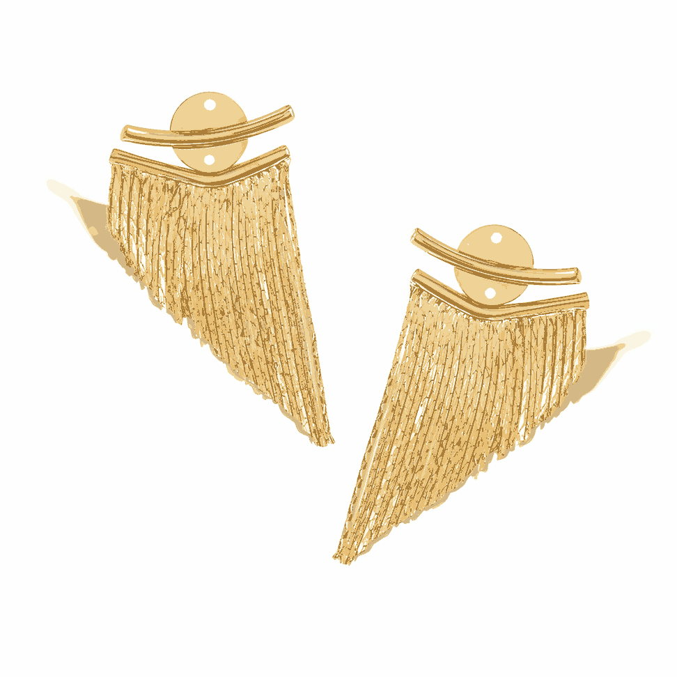 Light gold  Earrings 