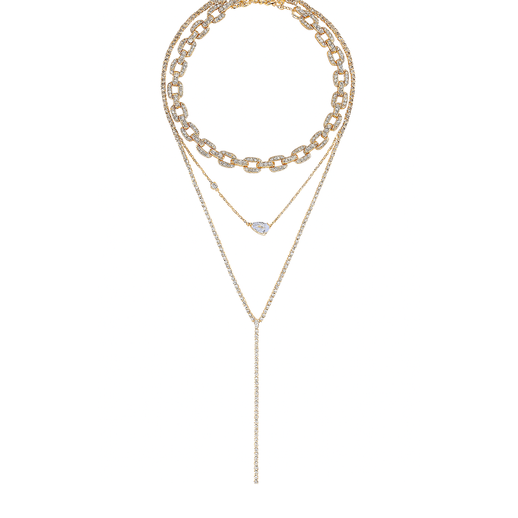 Lina Multi-Layered Necklace Stack for Women