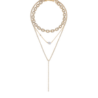 Lina Multi-Layered Necklace Stack for Women - Amalfa