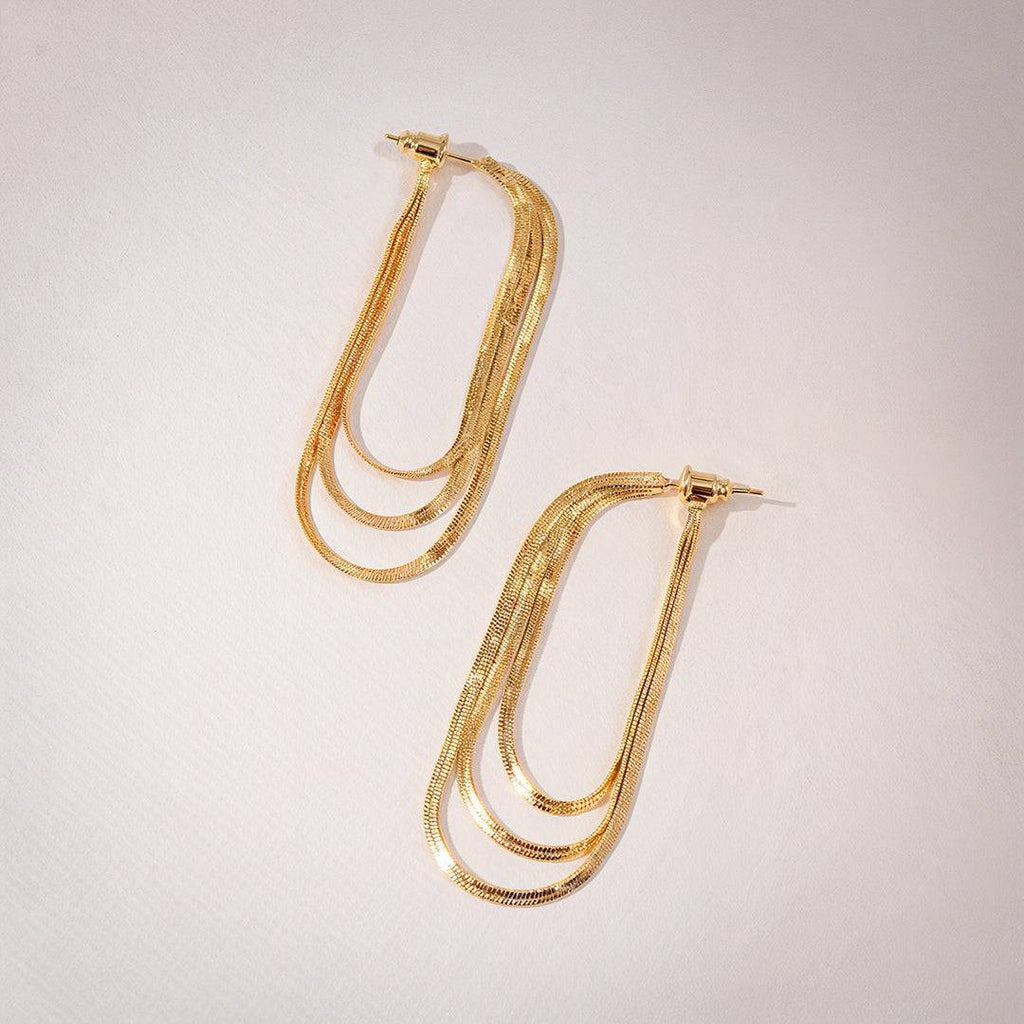 Gold Chain earrings