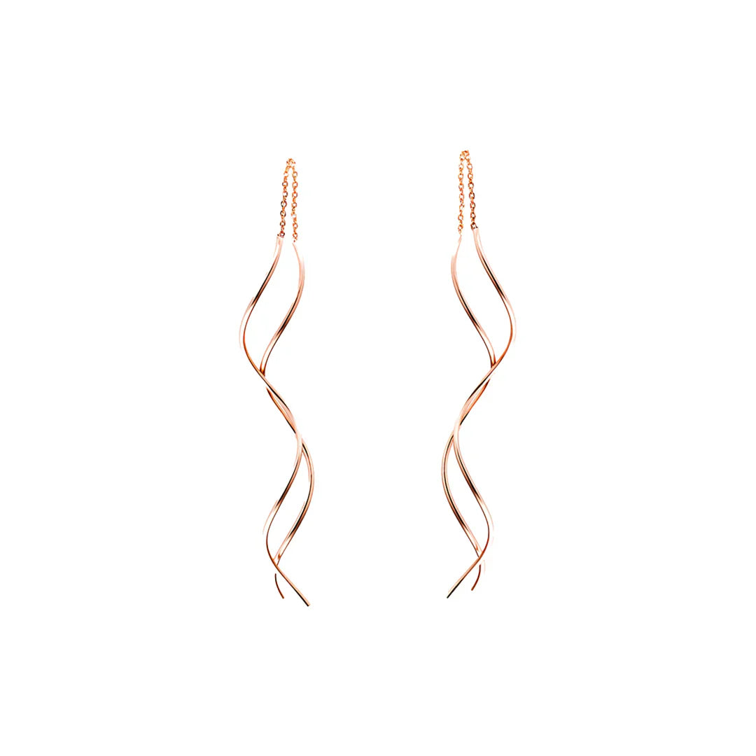 Sia Twisted Tassel Earrings