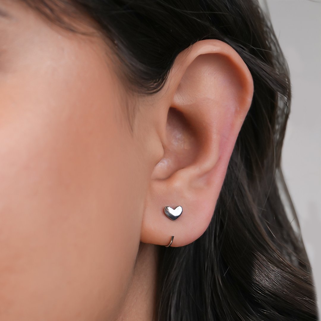 Silver ladies ear cuffs
