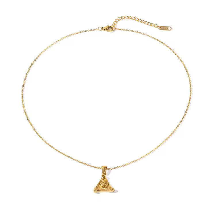 Gold necklace Pendant