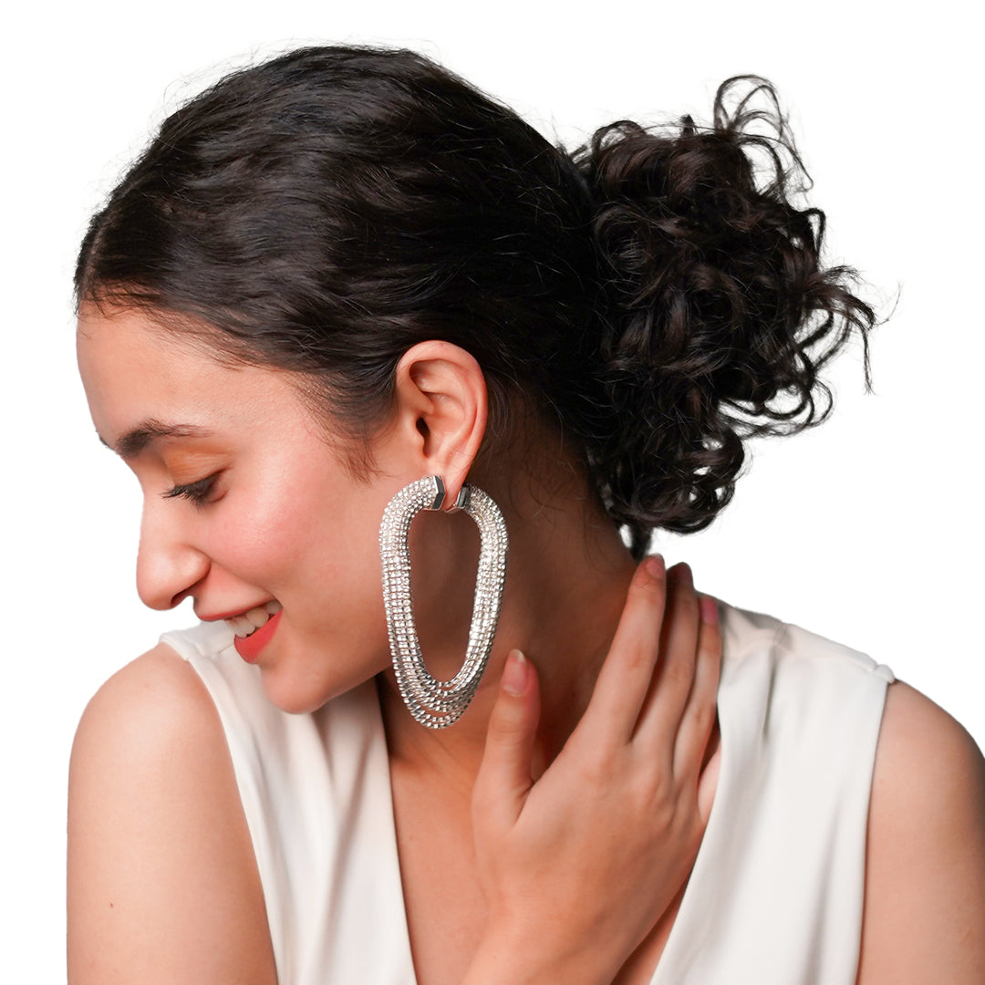 Silver Drop Earrings