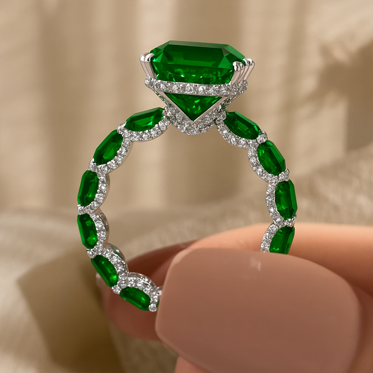 Midnight Majesty Sapphire Ring