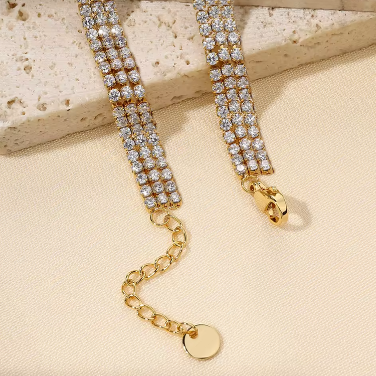 Clara Gold Zircon Tennis Bracelet for Women