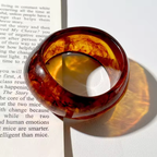 Vetra Chunky Resin Bangle Bracelet For Women