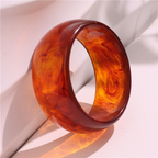 Vetra Chunky Resin Bangle Bracelet For Women
