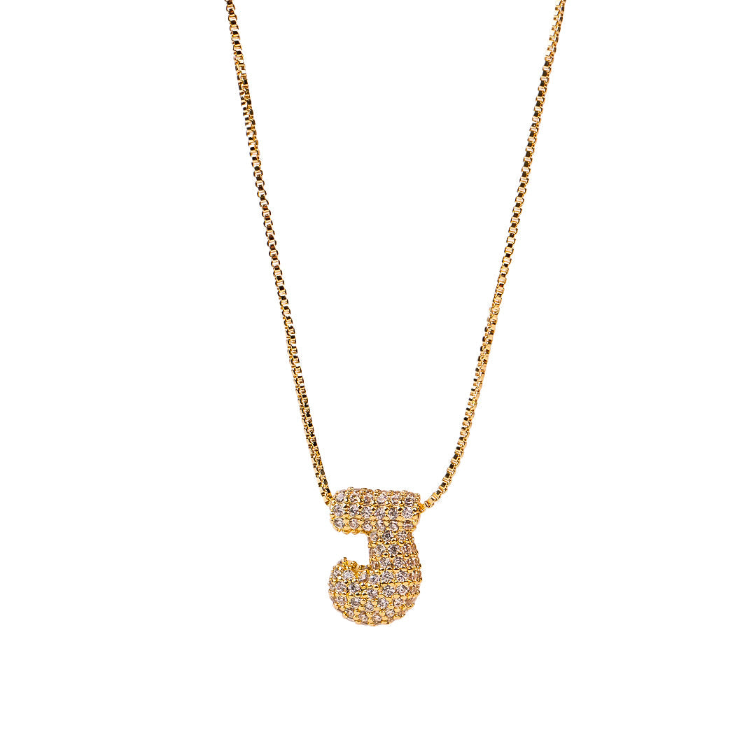 letter J pendant 