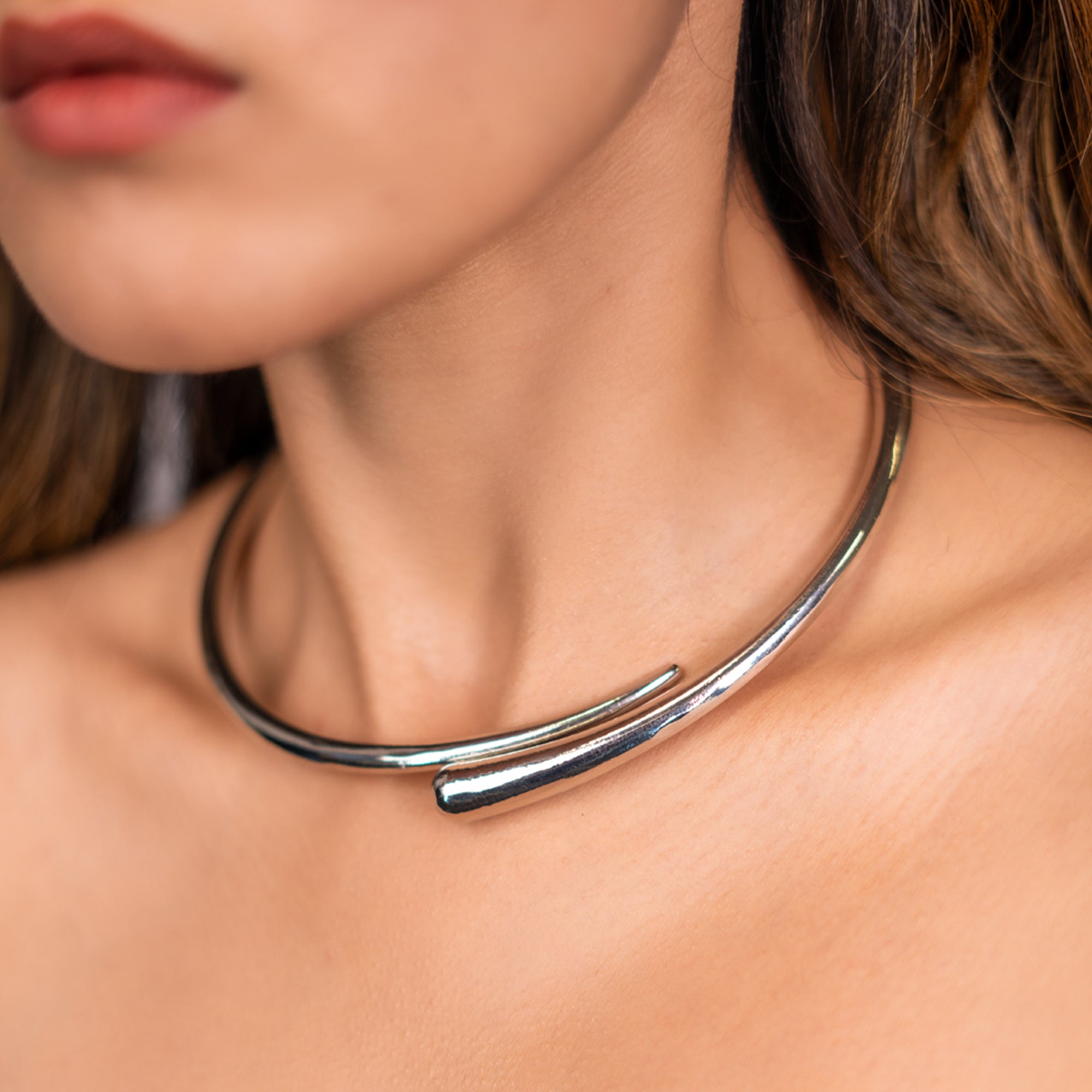 Lily’s Silver Harmony Choker