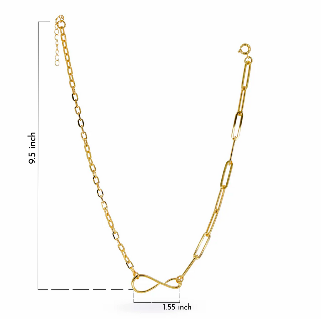 Nyssa Infinity Dual Chain Necklace for Women