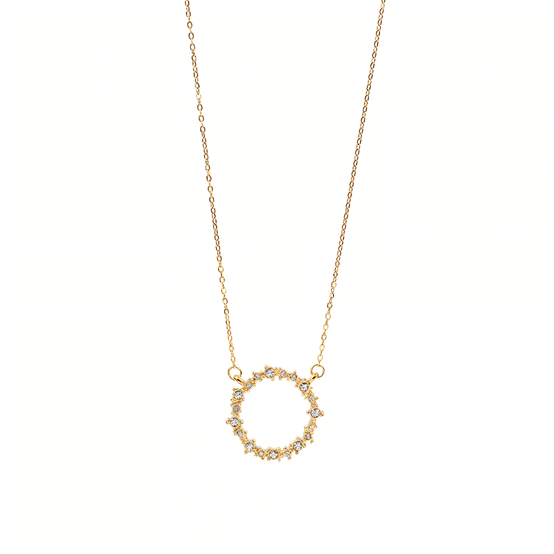 Lily Elegant Circle Necklace for Women