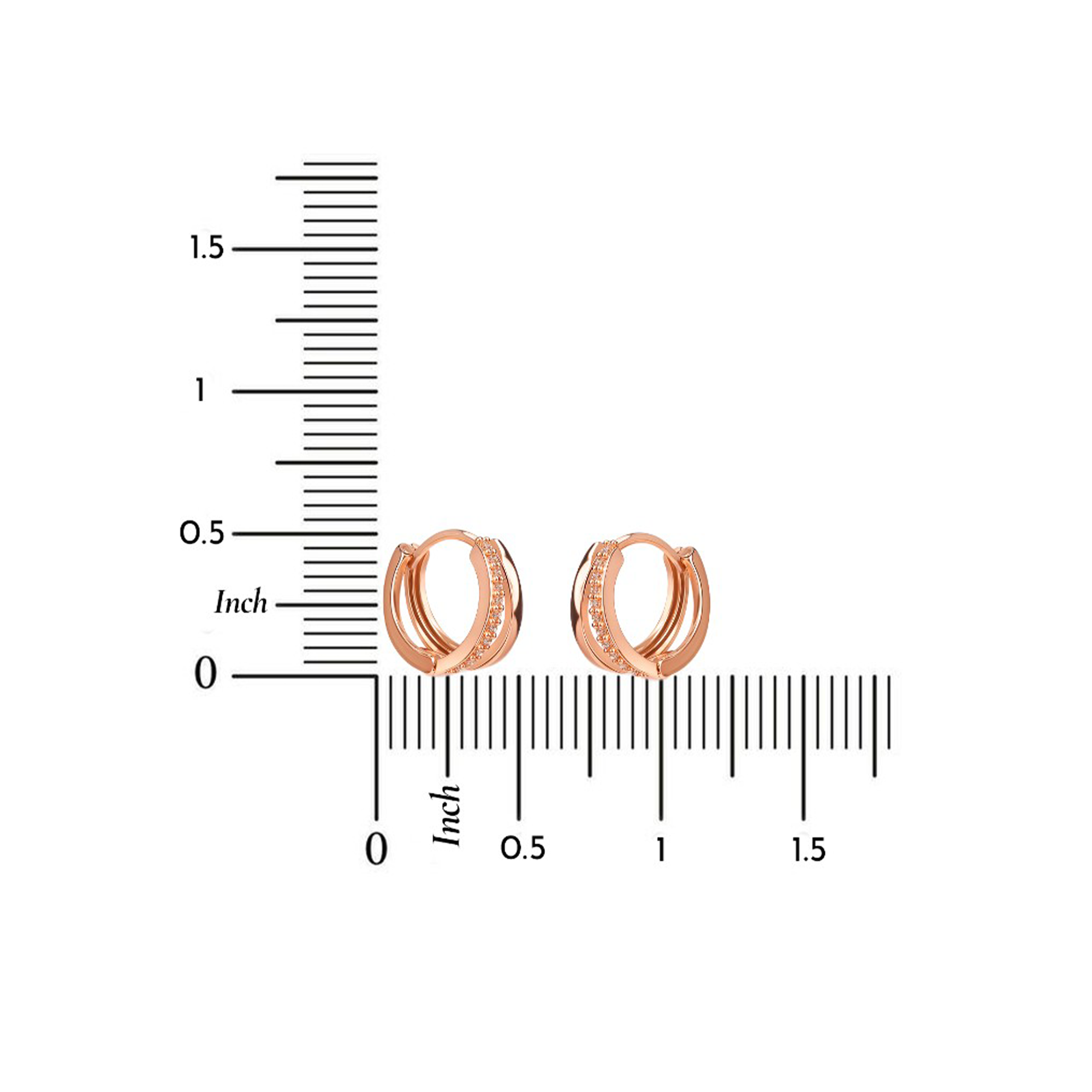 rose gold stud