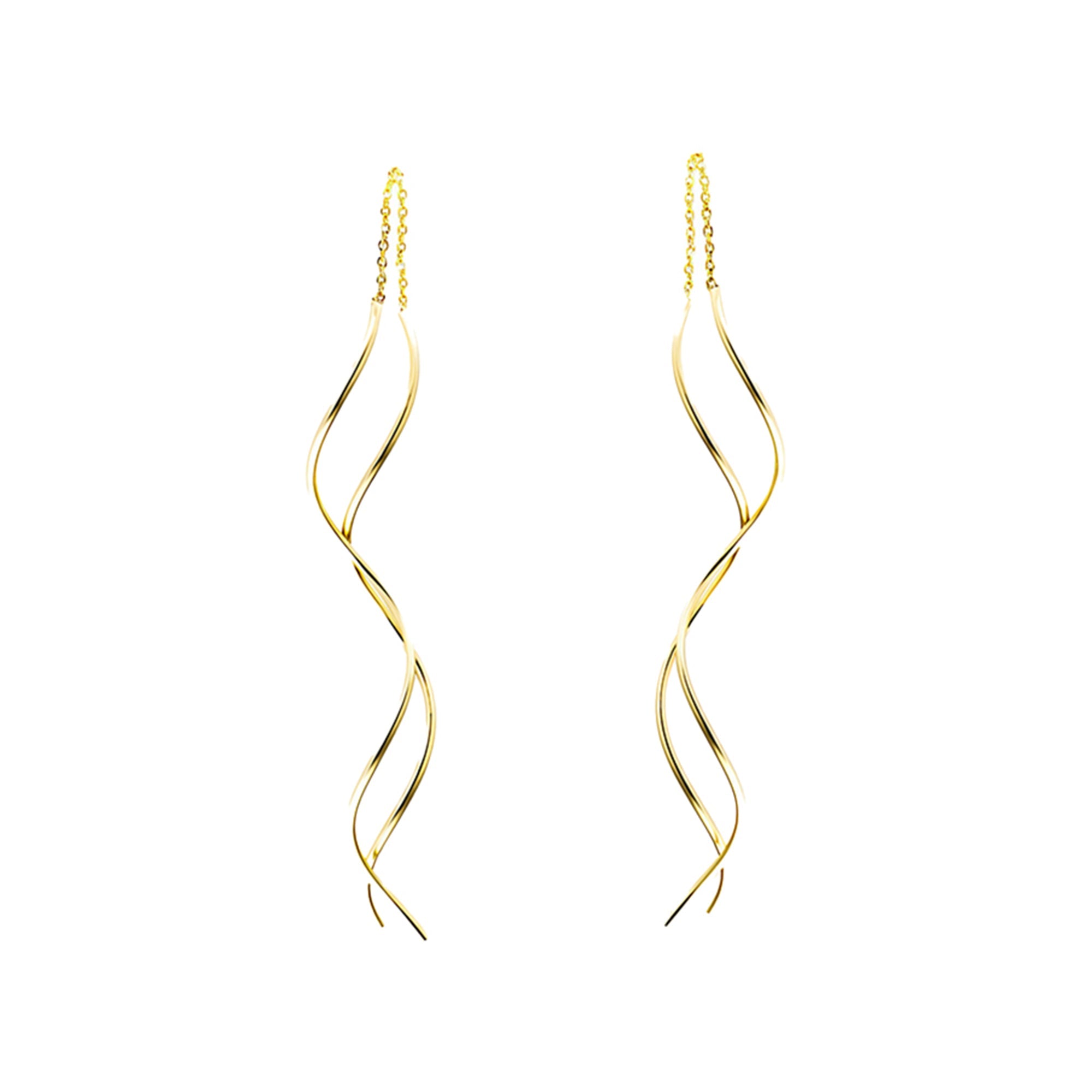 Sia Twisted Tassel Earrings