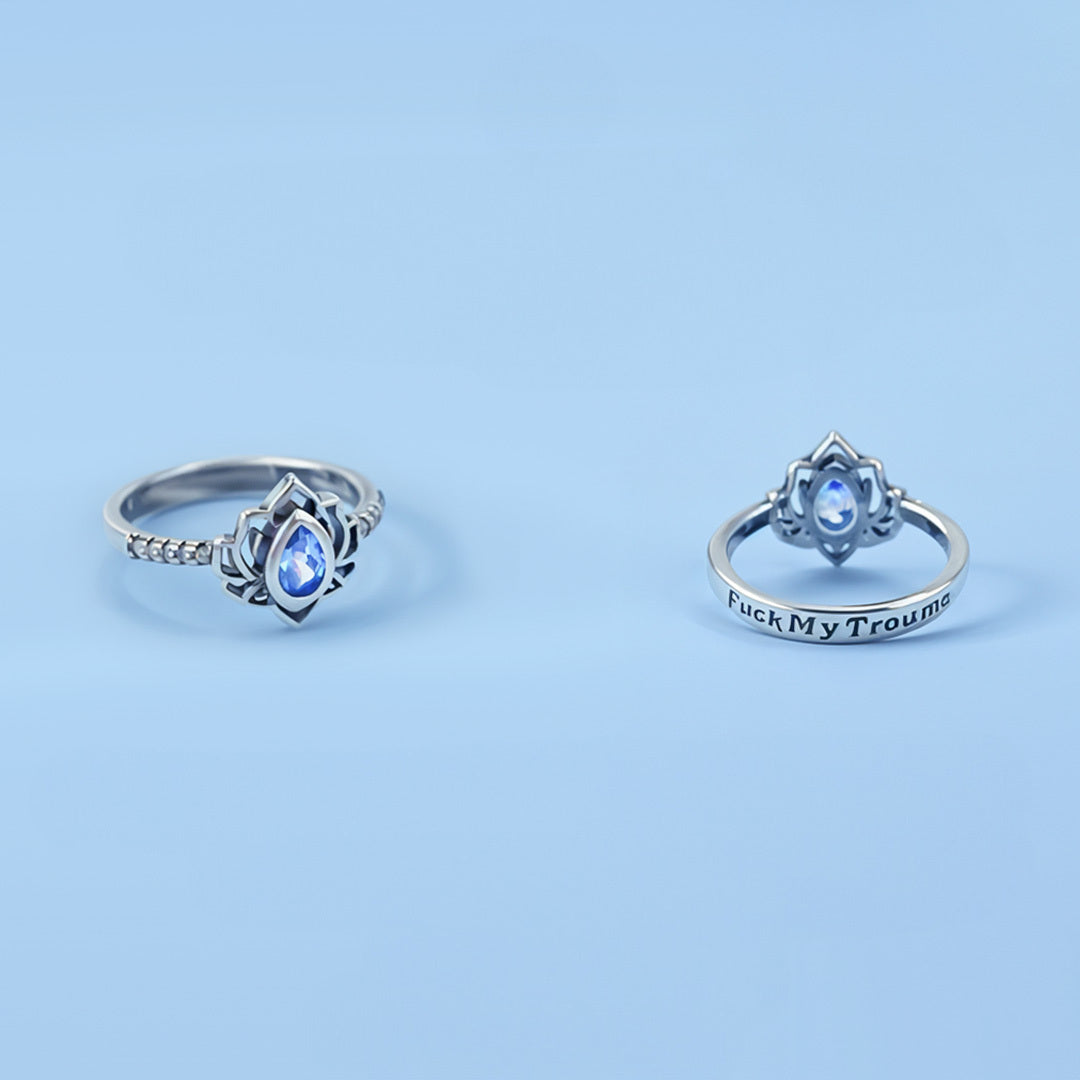 Trauma Lotus Ring For  Women